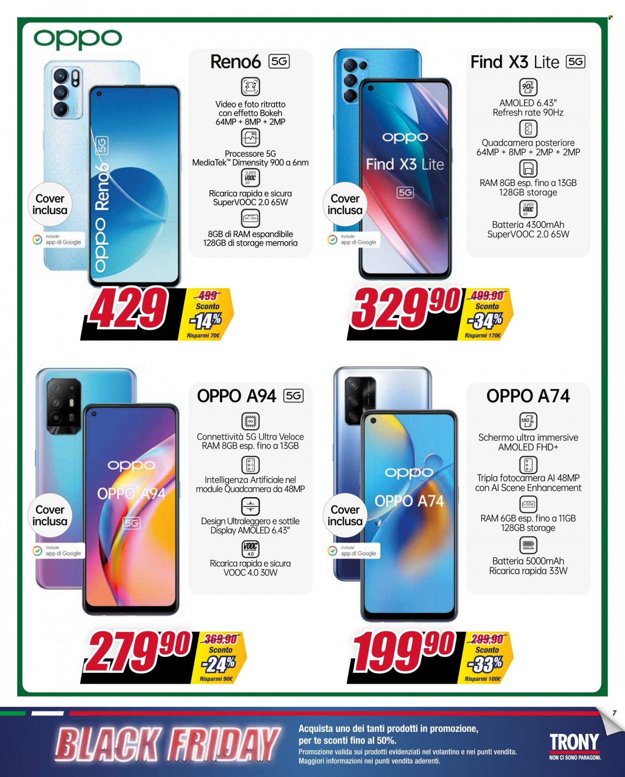 Volantino Trony - 22/11/2021 - 1/12/2021. Pagina 7