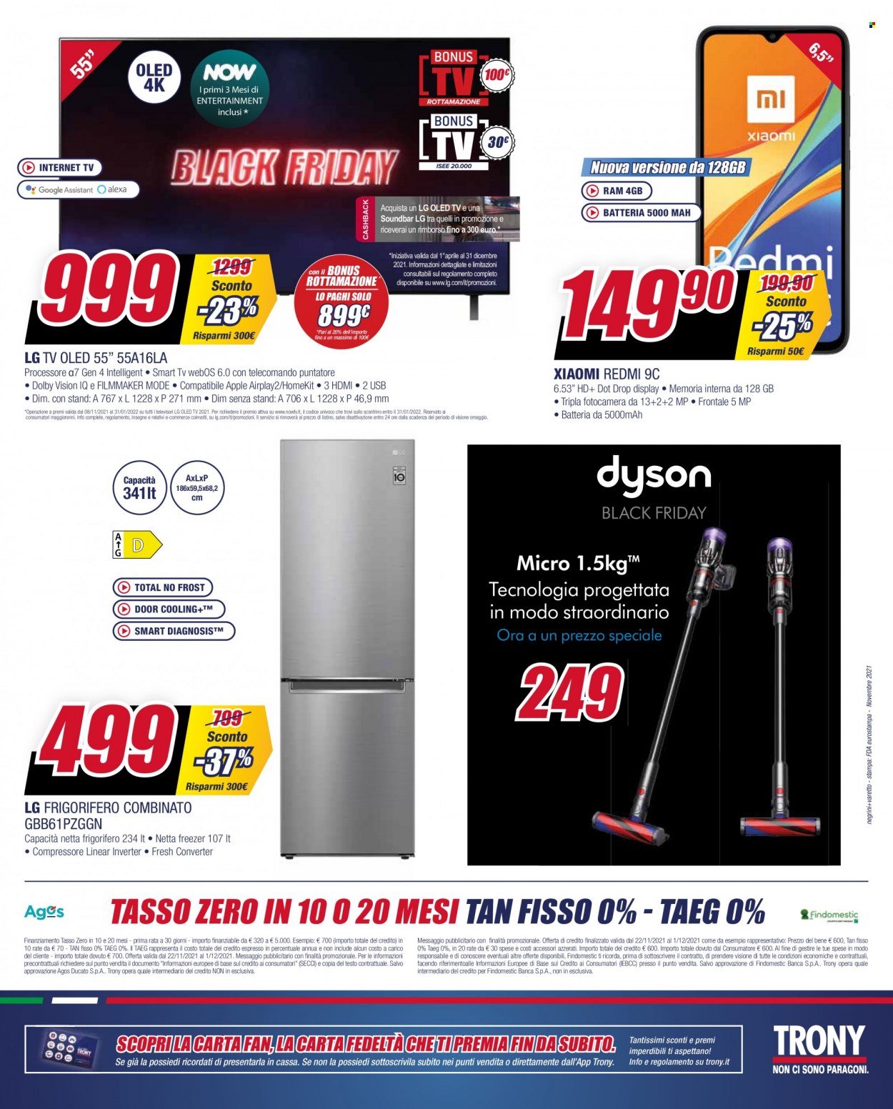 Volantino Trony - 22/11/2021 - 1/12/2021. Pagina 18