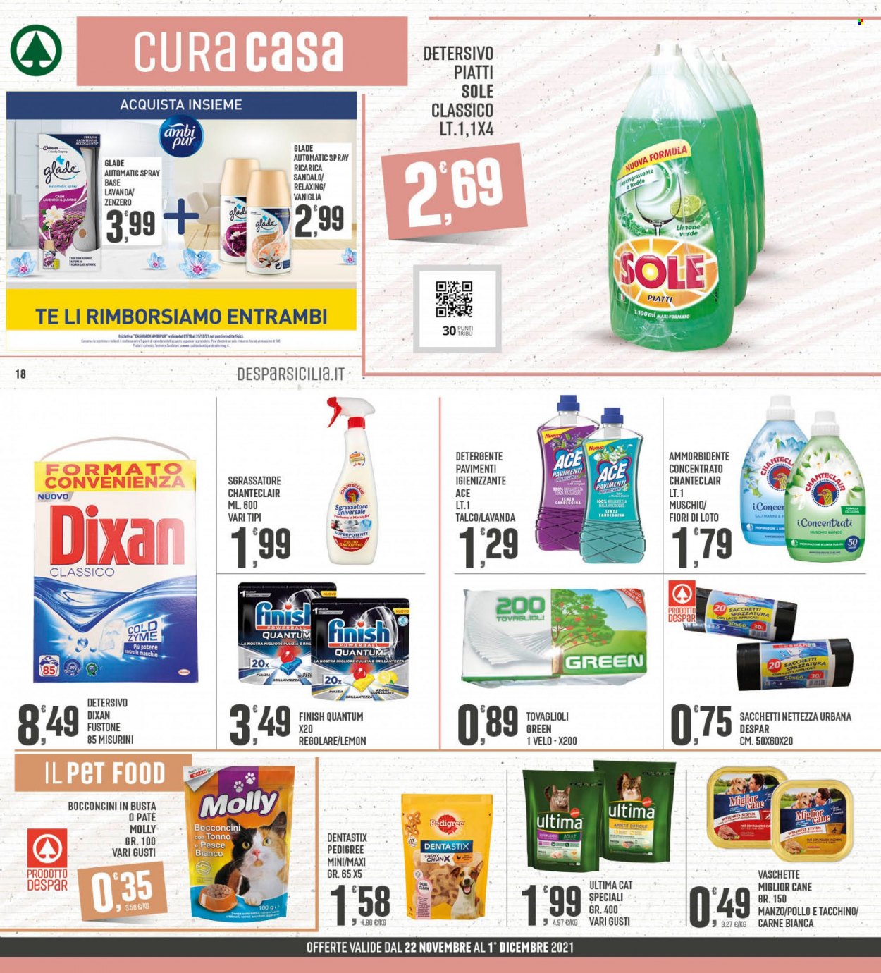 Volantino Eurospar - 22/11/2021 - 1/12/2021. Pagina 18