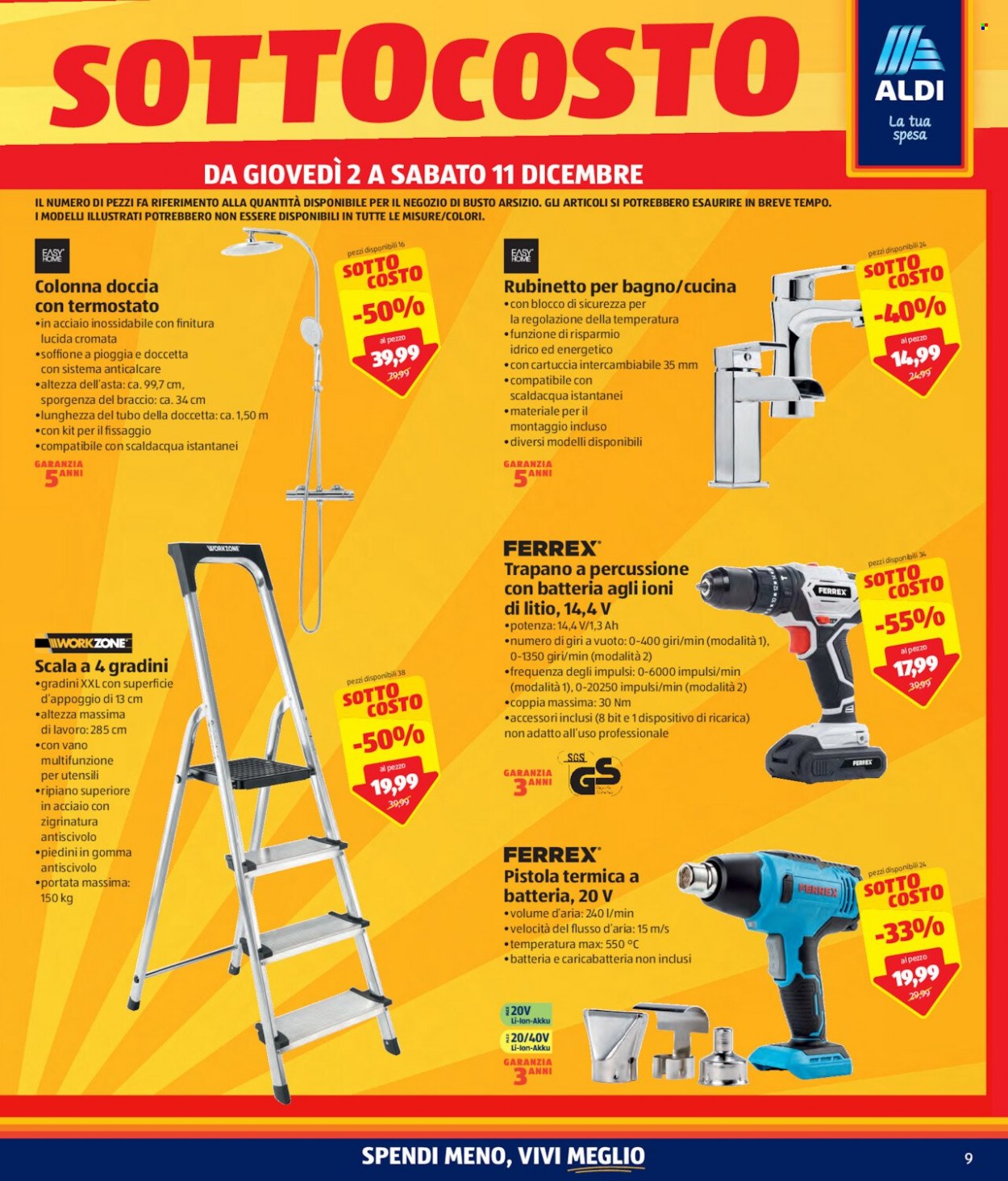 Volantino Aldi - 2/12/2021 - 11/12/2021. Pagina 9