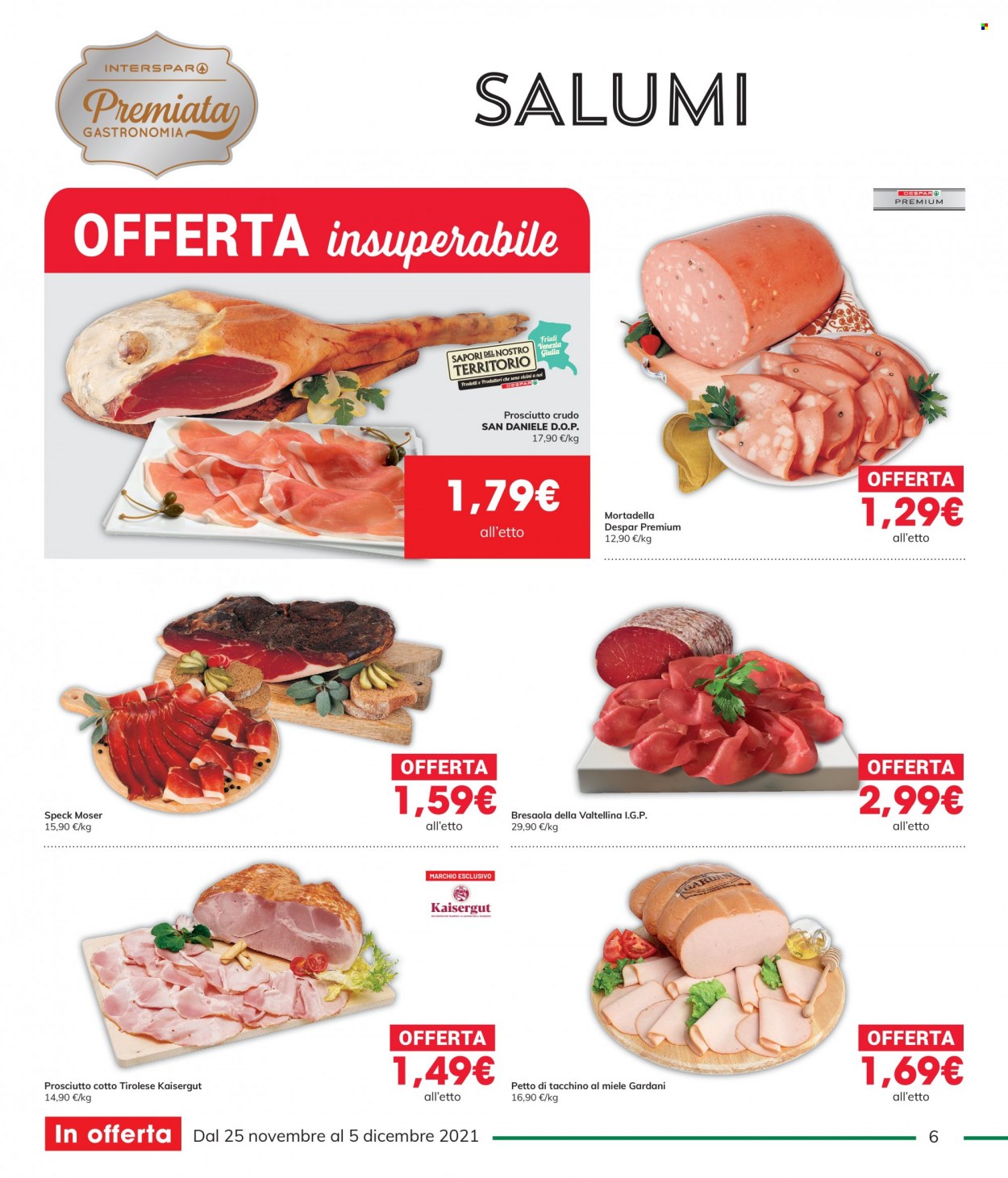 Volantino Interspar - 25/11/2021 - 5/12/2021. Pagina 6