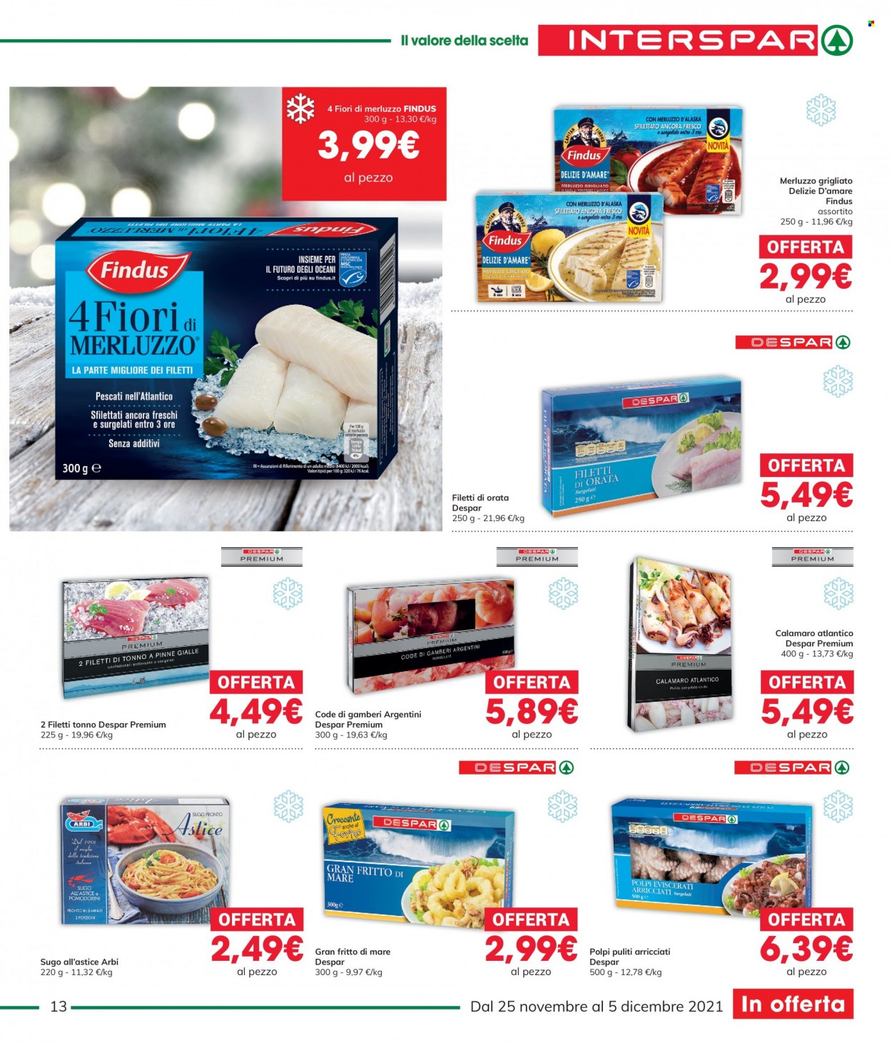 Volantino Interspar - 25/11/2021 - 5/12/2021. Pagina 13