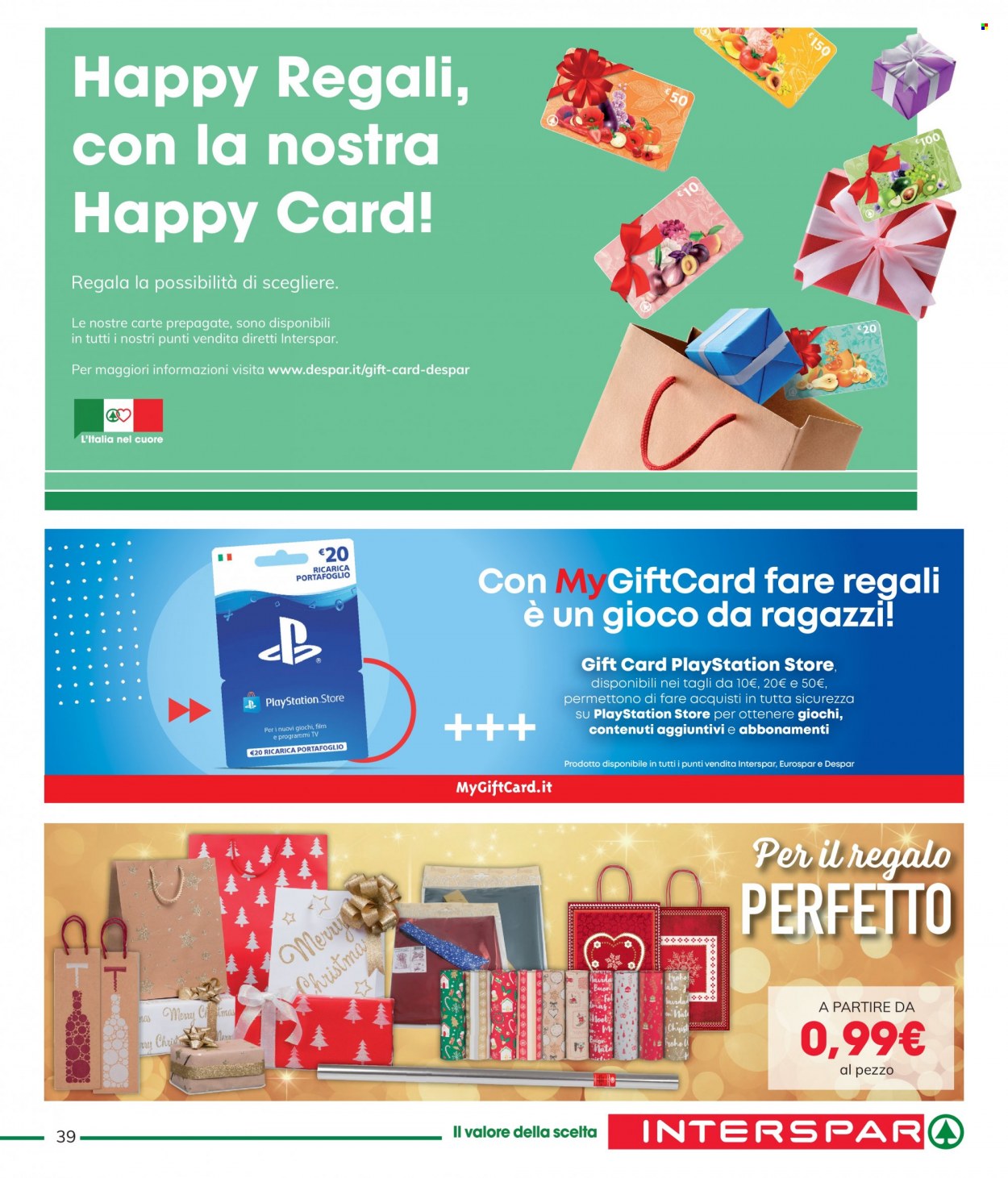 Volantino Interspar - 25/11/2021 - 5/12/2021. Pagina 39