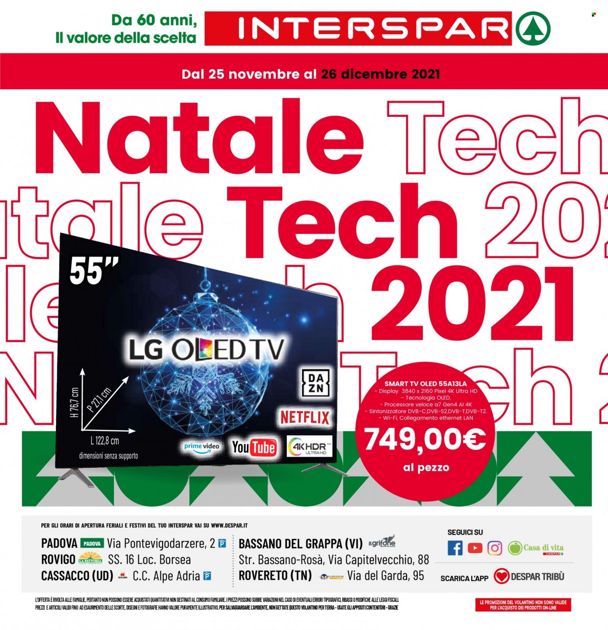 Volantino Interspar - 25/11/2021 - 26/12/2021. Pagina 32