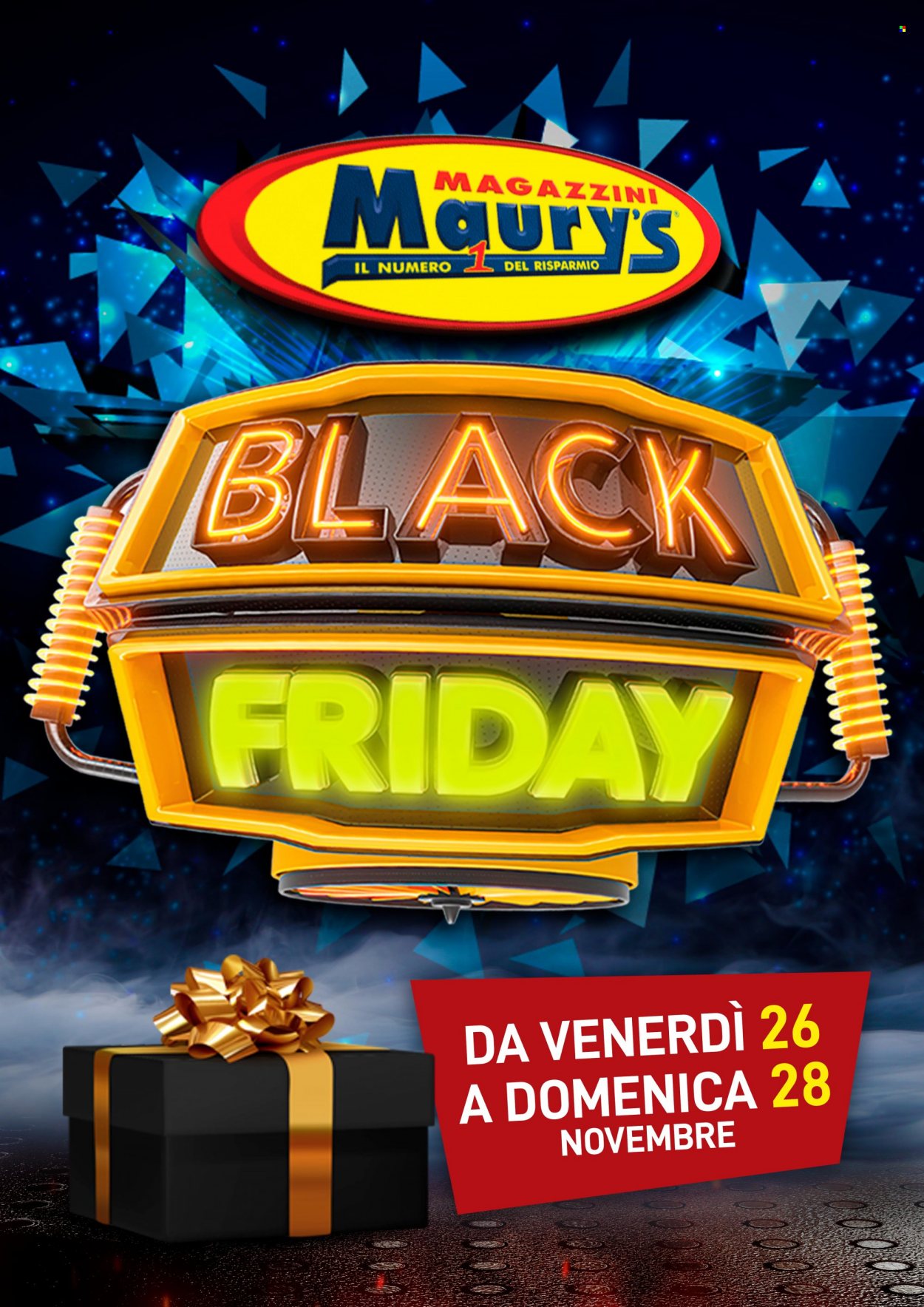 Volantino Maury's - 26/11/2021 - 28/11/2021. Pagina 1