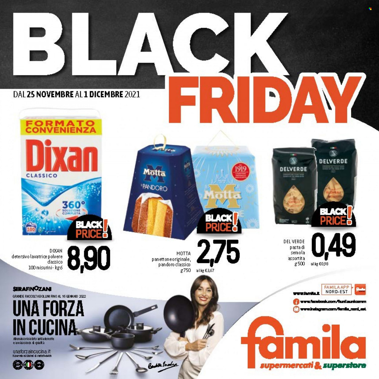 Volantino Famila - 25/11/2021 - 1/12/2021. Pagina 1