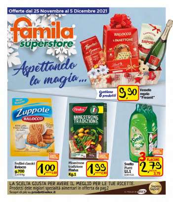 Volantino Famila - 25/11/2021 - 5/12/2021.