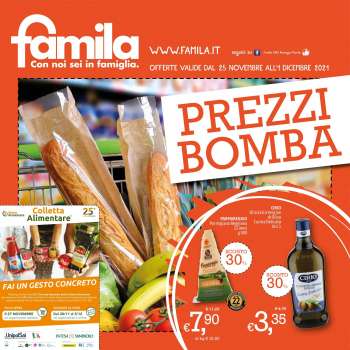 Volantino Famila - 25/11/2021 - 1/12/2021.