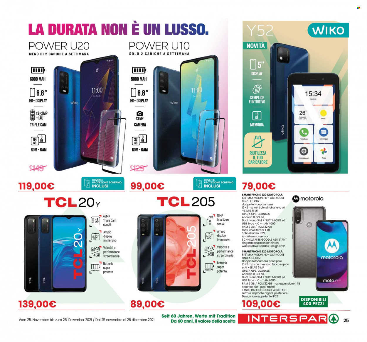 Leták Interspar - 25.11.2021 - 26.12.2021. Strana 25