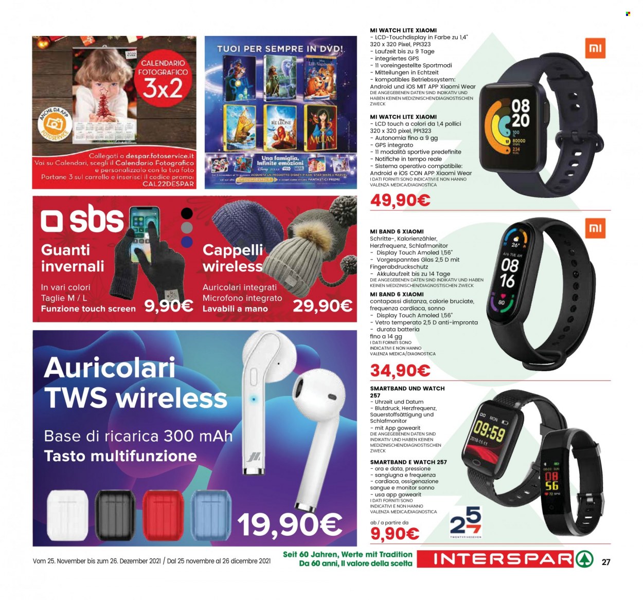 Leták Interspar - 25.11.2021 - 26.12.2021. Strana 27