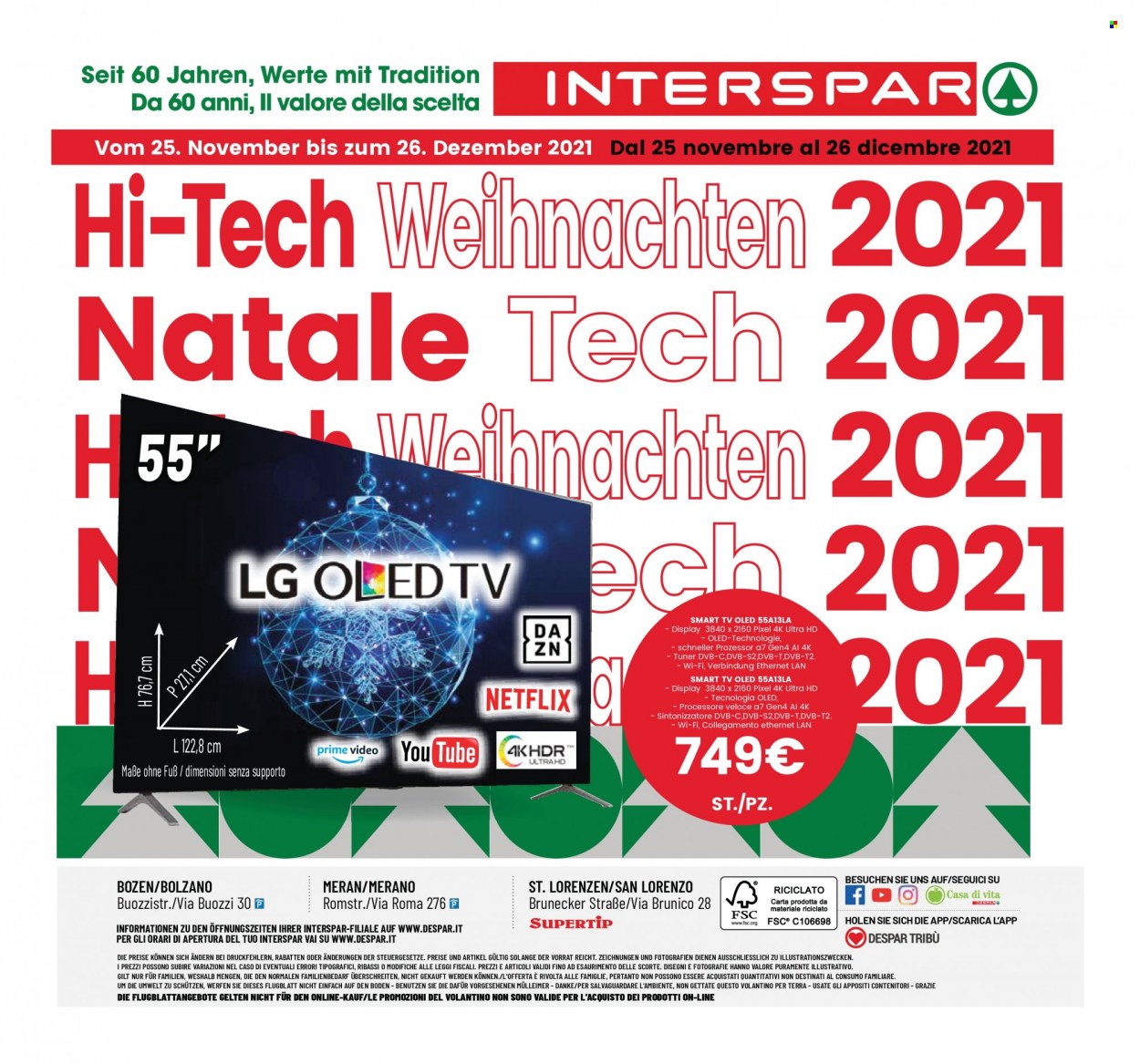Leták Interspar - 25.11.2021 - 26.12.2021. Strana 32