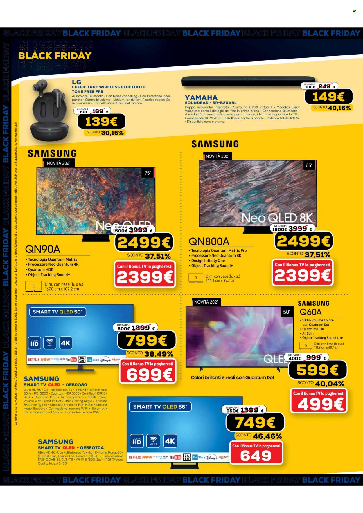 Volantino Euronics - 23/11/2021 - 29/11/2021. Pagina 4