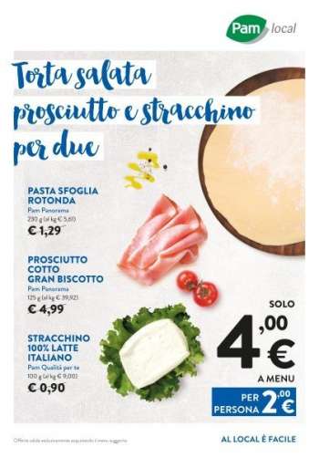 Volantino Pam local.
