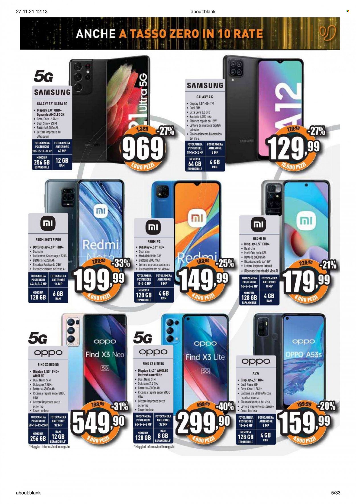 Volantino Unieuro - 26/11/2021 - 2/12/2021. Pagina 5