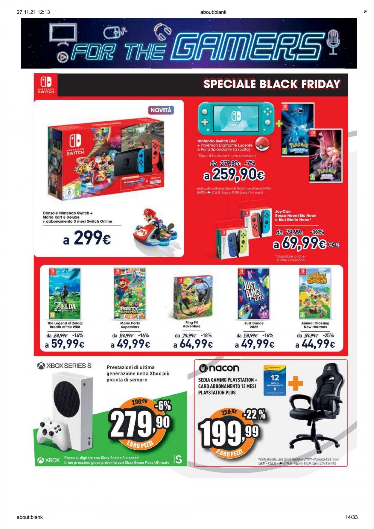 Volantino Unieuro - 26/11/2021 - 2/12/2021. Pagina 14