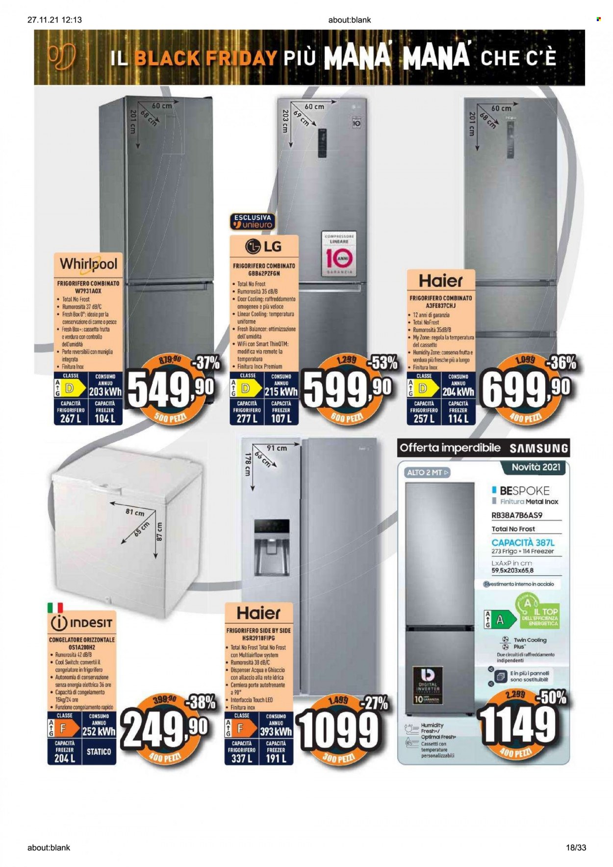 Volantino Unieuro - 26/11/2021 - 2/12/2021. Pagina 18