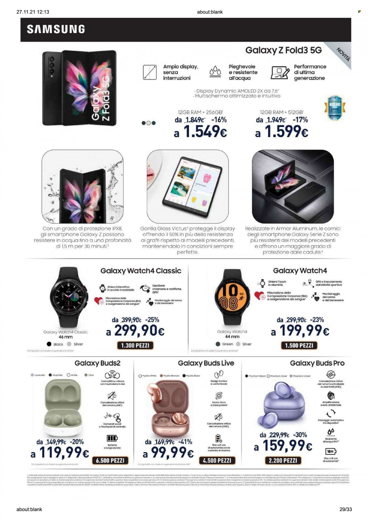 Volantino Unieuro - 26/11/2021 - 2/12/2021. Pagina 29