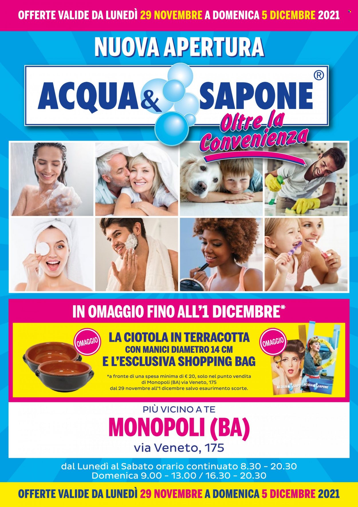 Volantino Acqua & Sapone - 29/11/2021 - 5/12/2021. Pagina 1