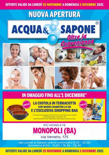 Volantino Acqua & Sapone - 29/11/2021 - 5/12/2021.