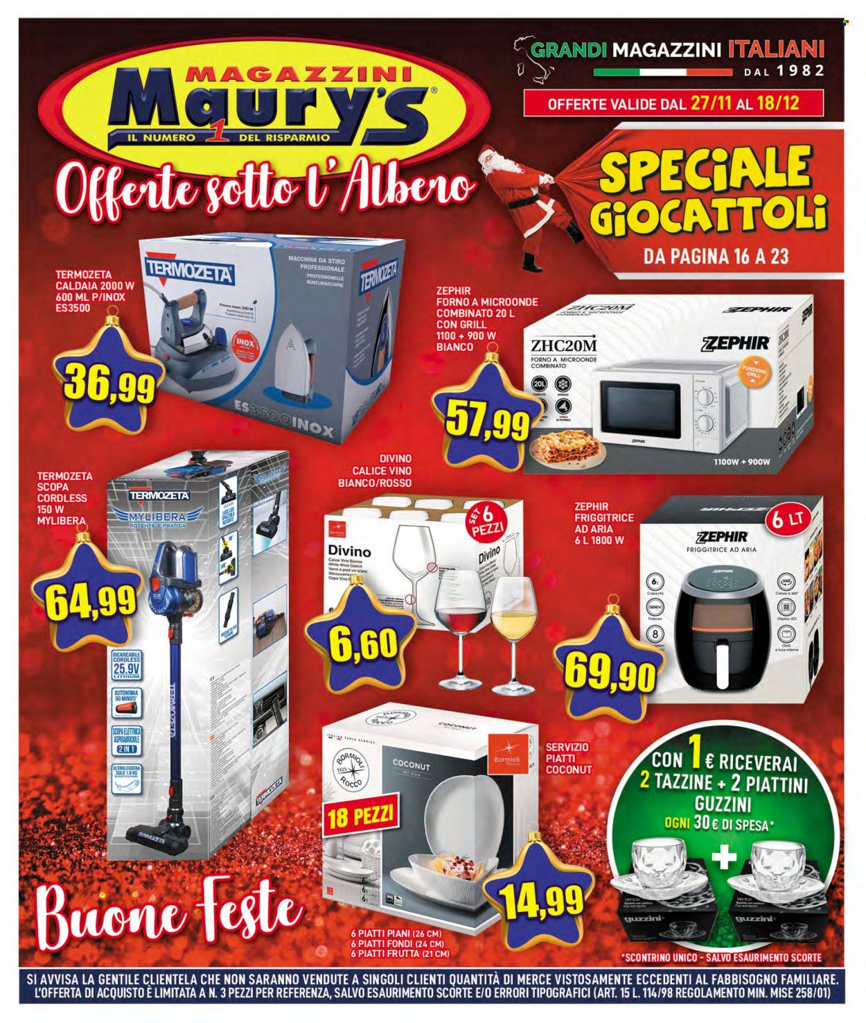 Volantino Maury's - 27/11/2021 - 18/12/2021. Pagina 1