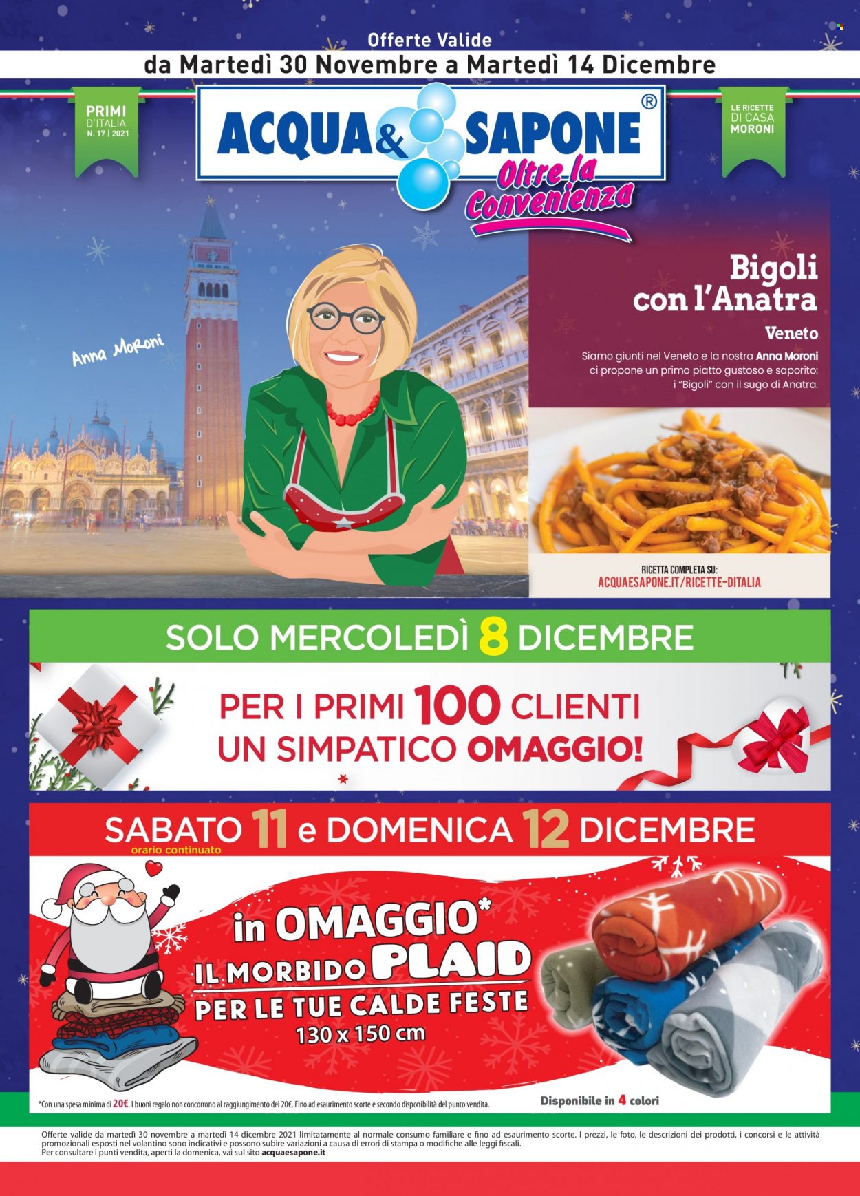 Volantino Acqua & Sapone - 30/11/2021 - 14/12/2021. Pagina 1