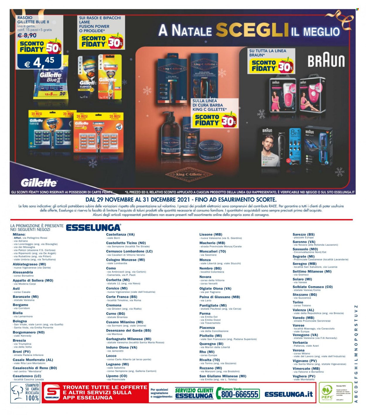 Volantino Esselunga - 29/11/2021 - 31/12/2021. Pagina 16