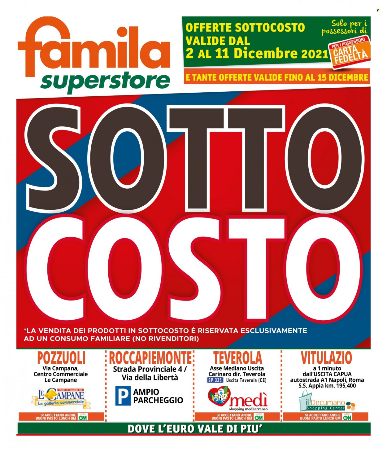 thumbnail - Volantino Famila - 2/12/2021 - 15/12/2021.