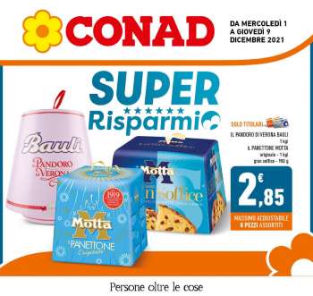 Volantino Conad - 1/12/2021 - 9/12/2021.