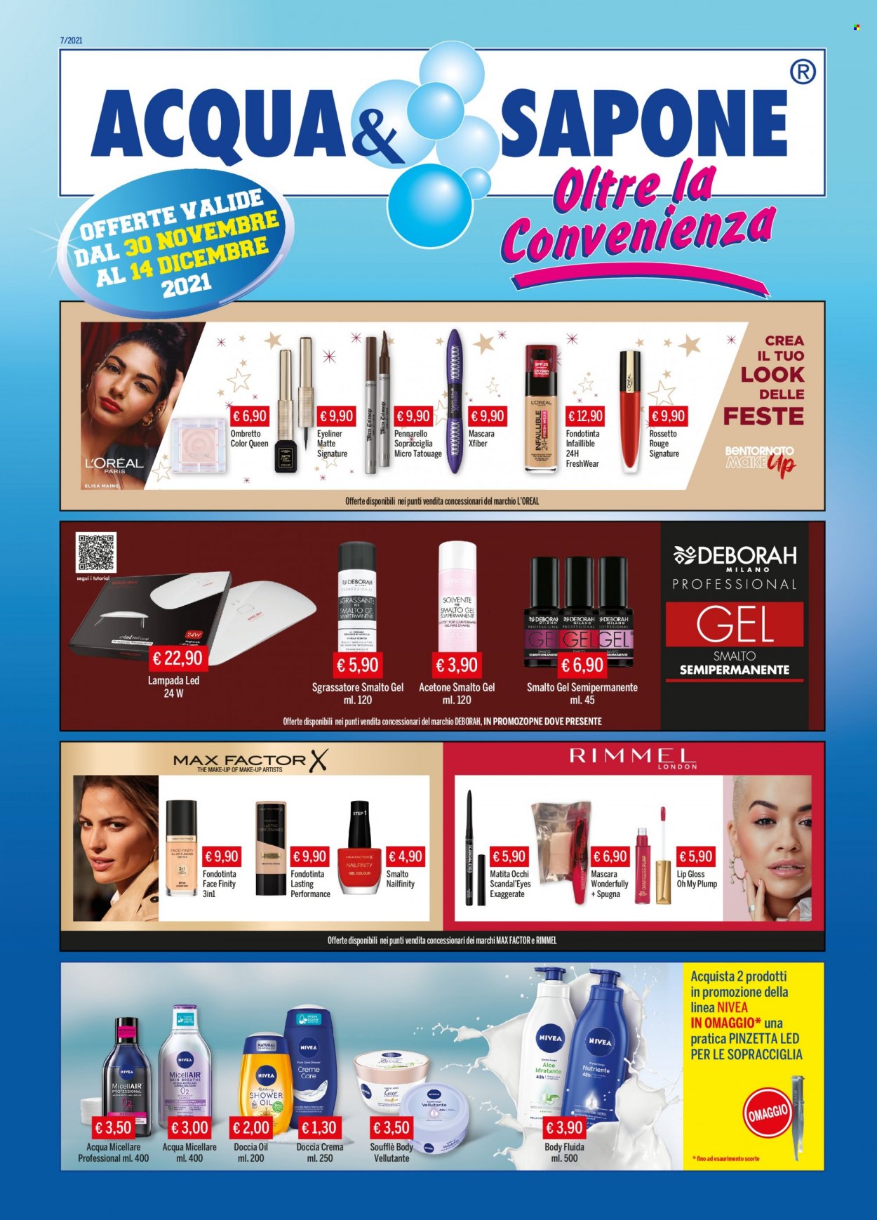 Volantino Acqua & Sapone - 30/11/2021 - 14/12/2021. Pagina 1