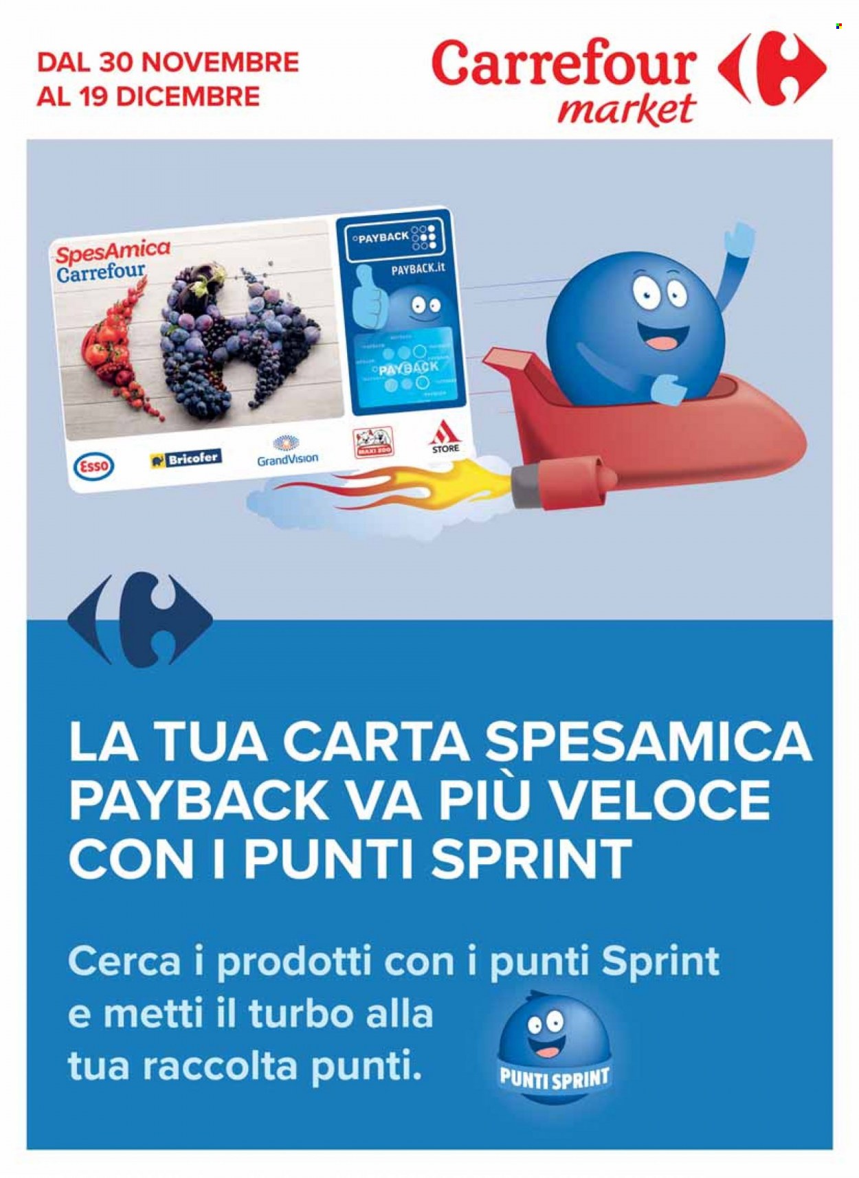 Volantino Carrefour - 30/11/2021 - 19/12/2021. Pagina 1