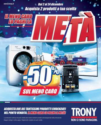 Volantino Trony - 2/12/2021 - 24/12/2021.