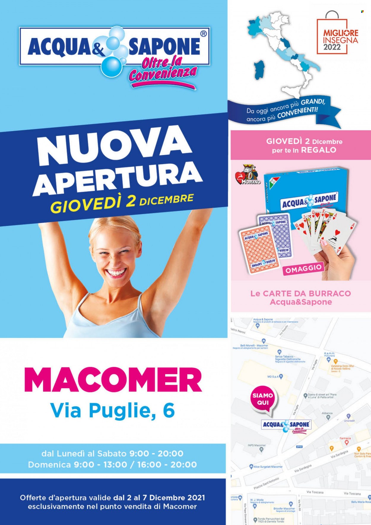 thumbnail - Volantino Acqua & Sapone - 2/12/2021 - 7/12/2021 - Prodotti in offerta - sapone. Pagina 1.