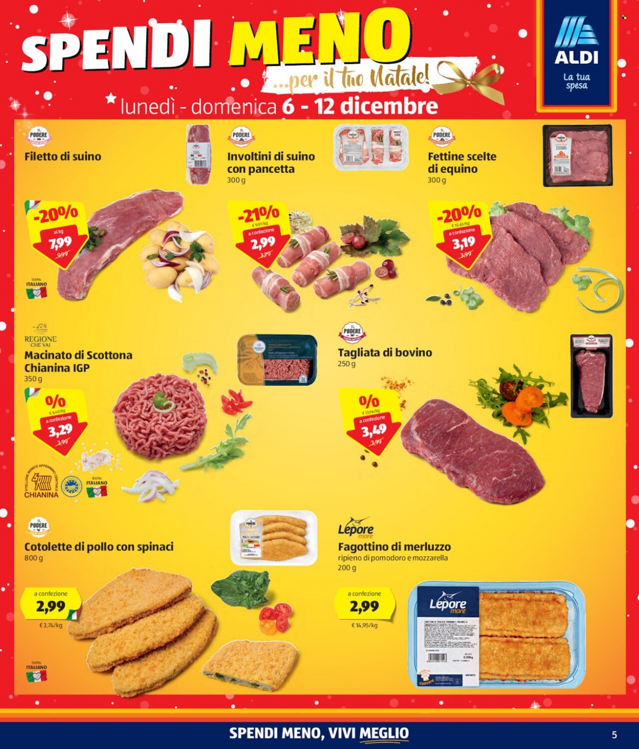 Volantino Aldi - 6/12/2021 - 12/12/2021. Pagina 5