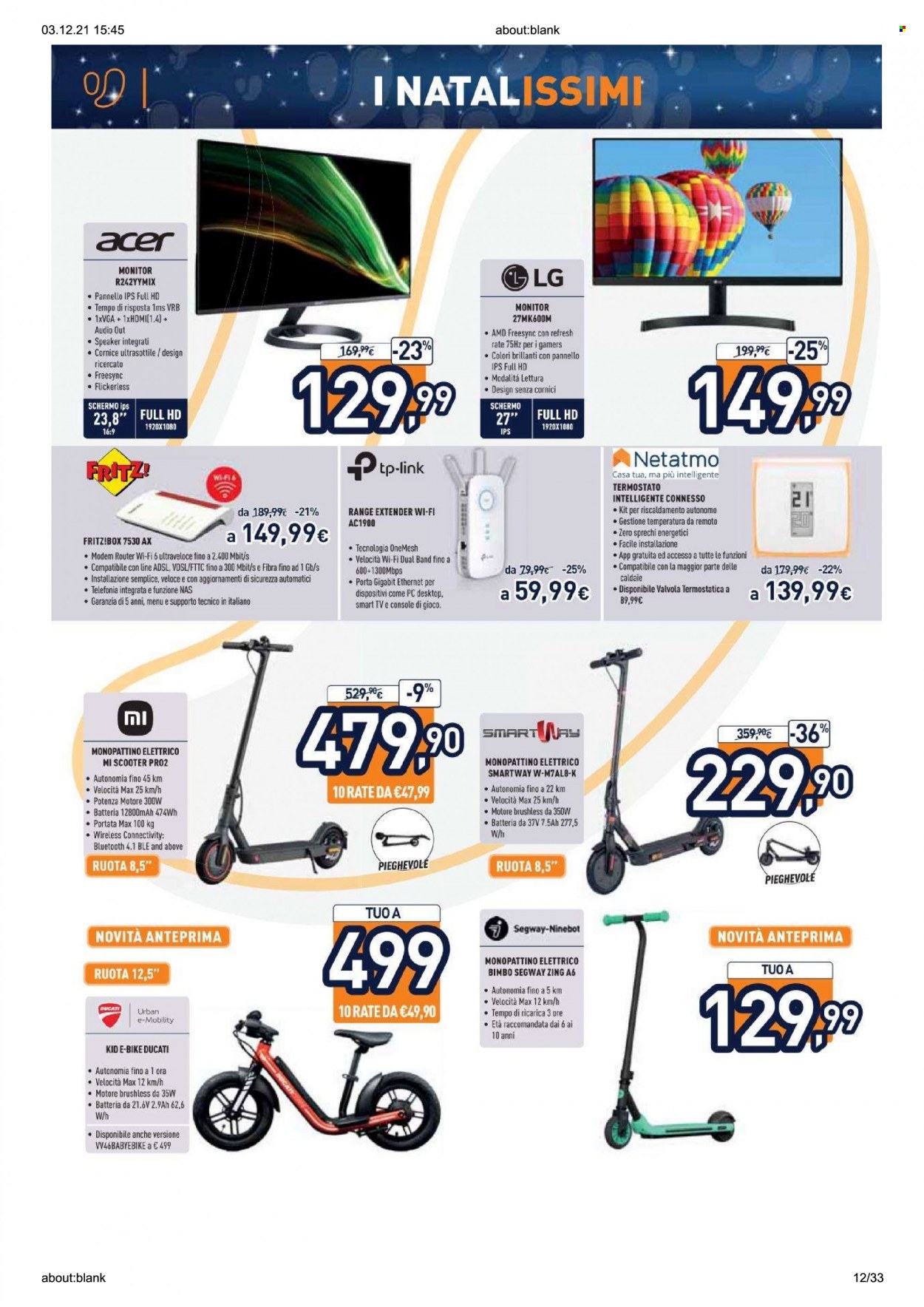 Volantino Unieuro - 3/12/2021 - 24/12/2021. Pagina 12