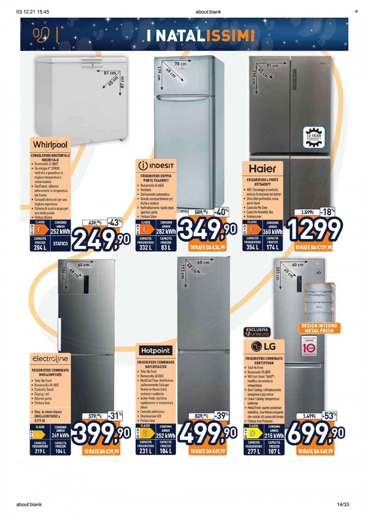Volantino Unieuro - 3/12/2021 - 24/12/2021. Pagina 14
