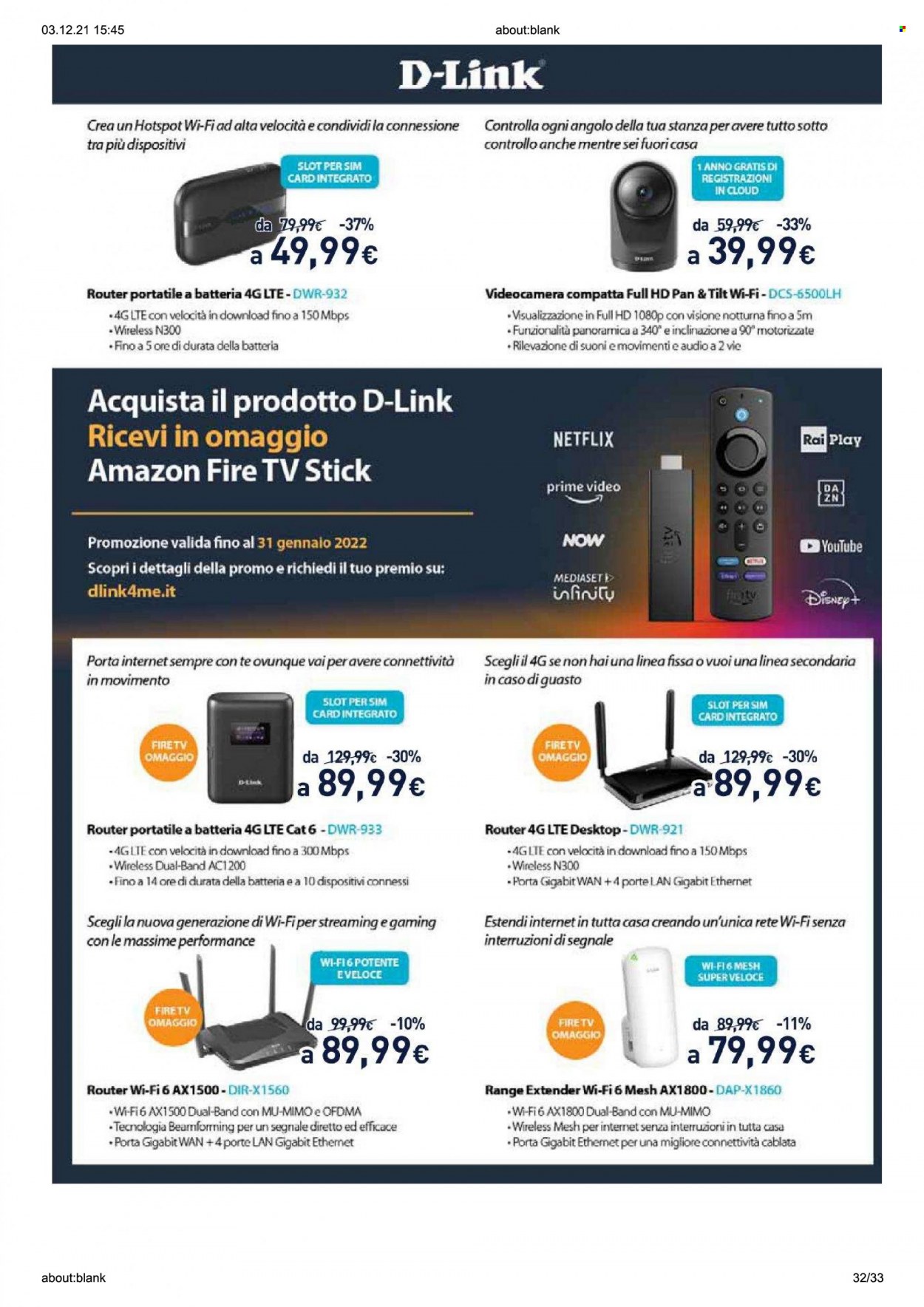 Volantino Unieuro - 3/12/2021 - 24/12/2021. Pagina 32