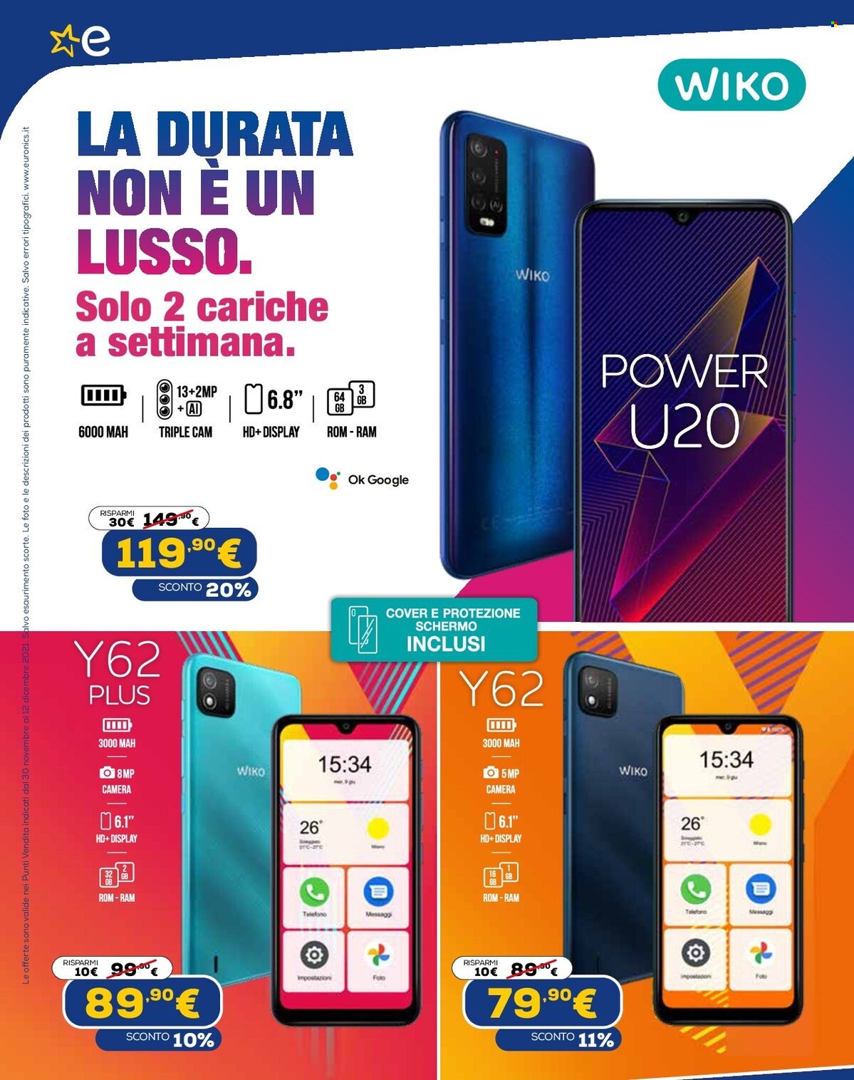 Volantino Euronics - 30/11/2021 - 9/12/2021. Pagina 9