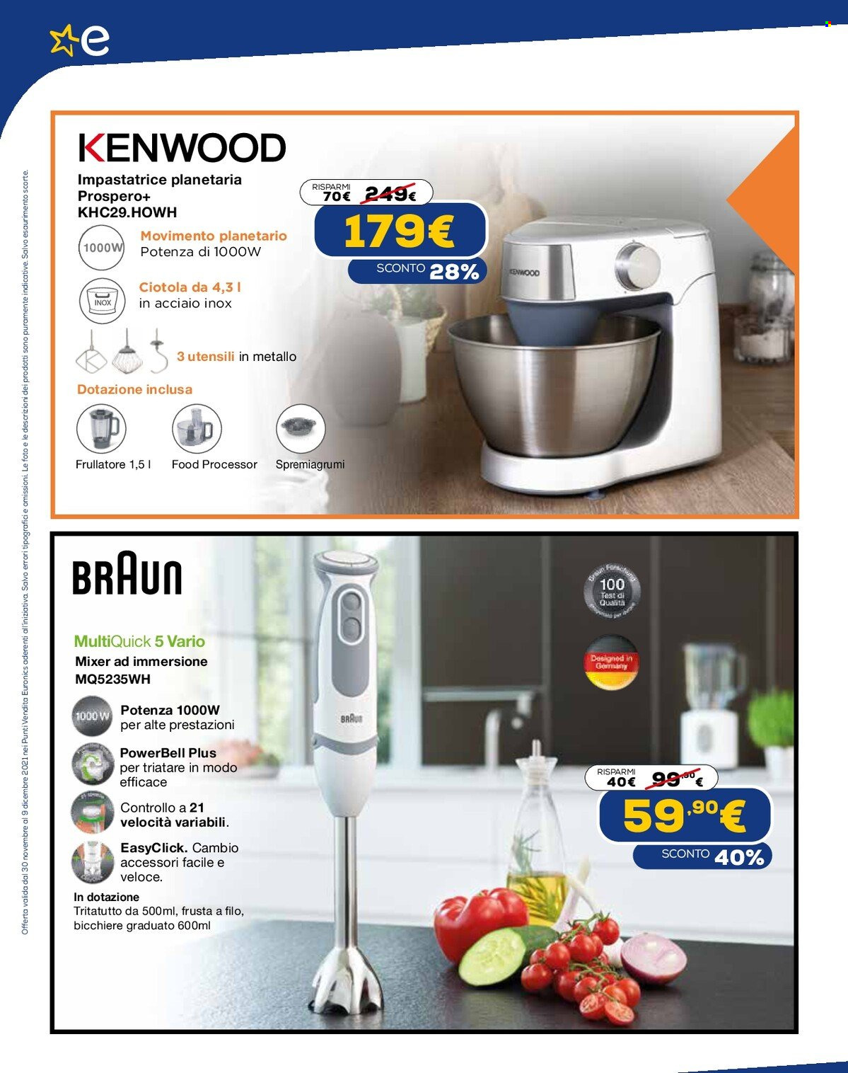 Volantino Euronics - 30/11/2021 - 9/12/2021. Pagina 18