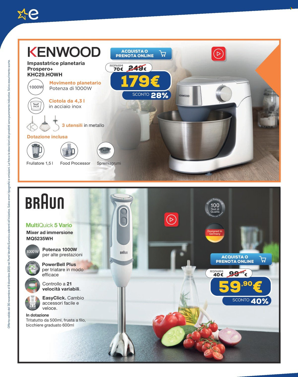 Volantino Euronics - 30/11/2021 - 9/12/2021. Pagina 2