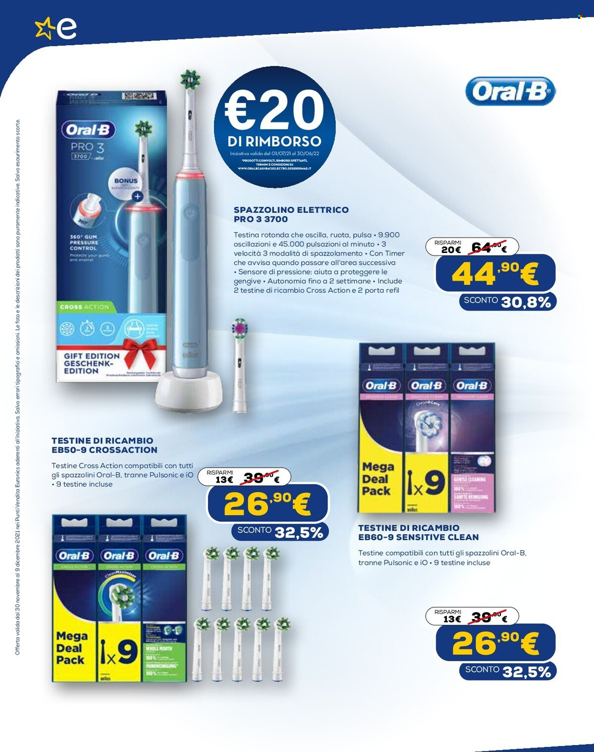 Volantino Euronics - 30/11/2021 - 9/12/2021. Pagina 30