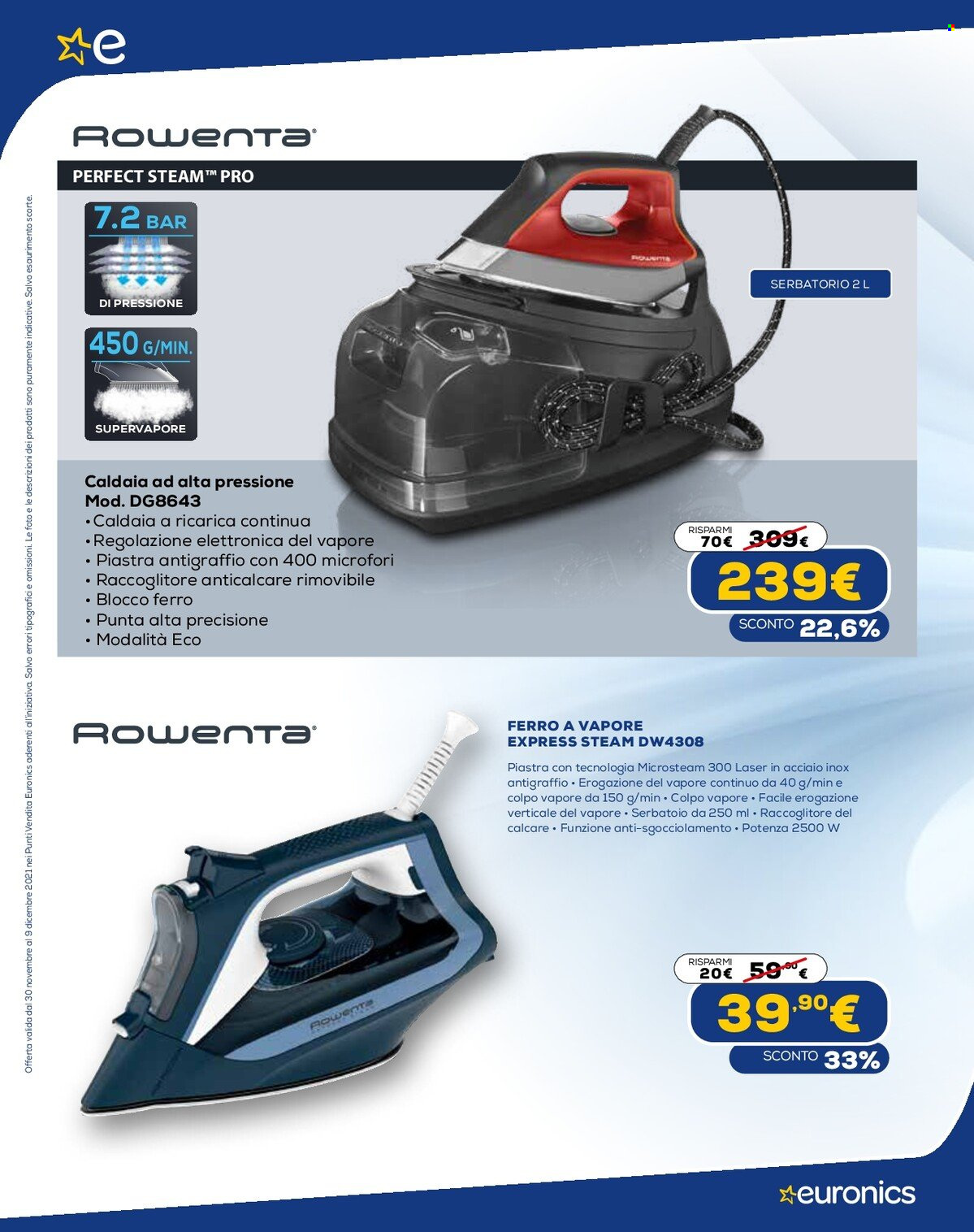 Volantino Euronics - 30/11/2021 - 9/12/2021. Pagina 38