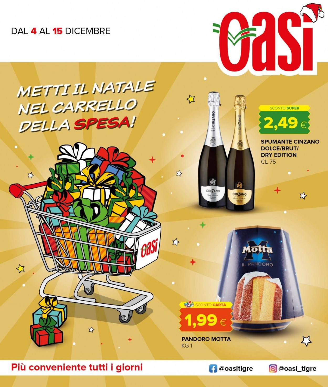 Volantino Oasi - 4/12/2021 - 15/12/2021. Pagina 1