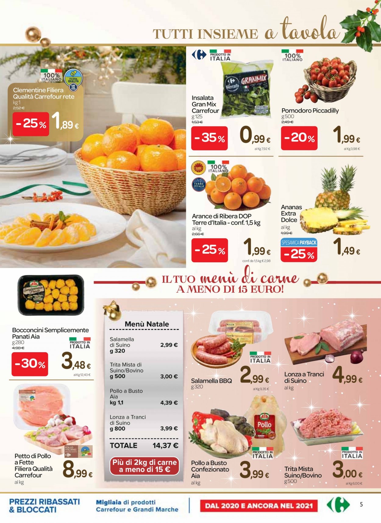Volantino Carrefour - 9/12/2021 - 26/12/2021. Pagina 5