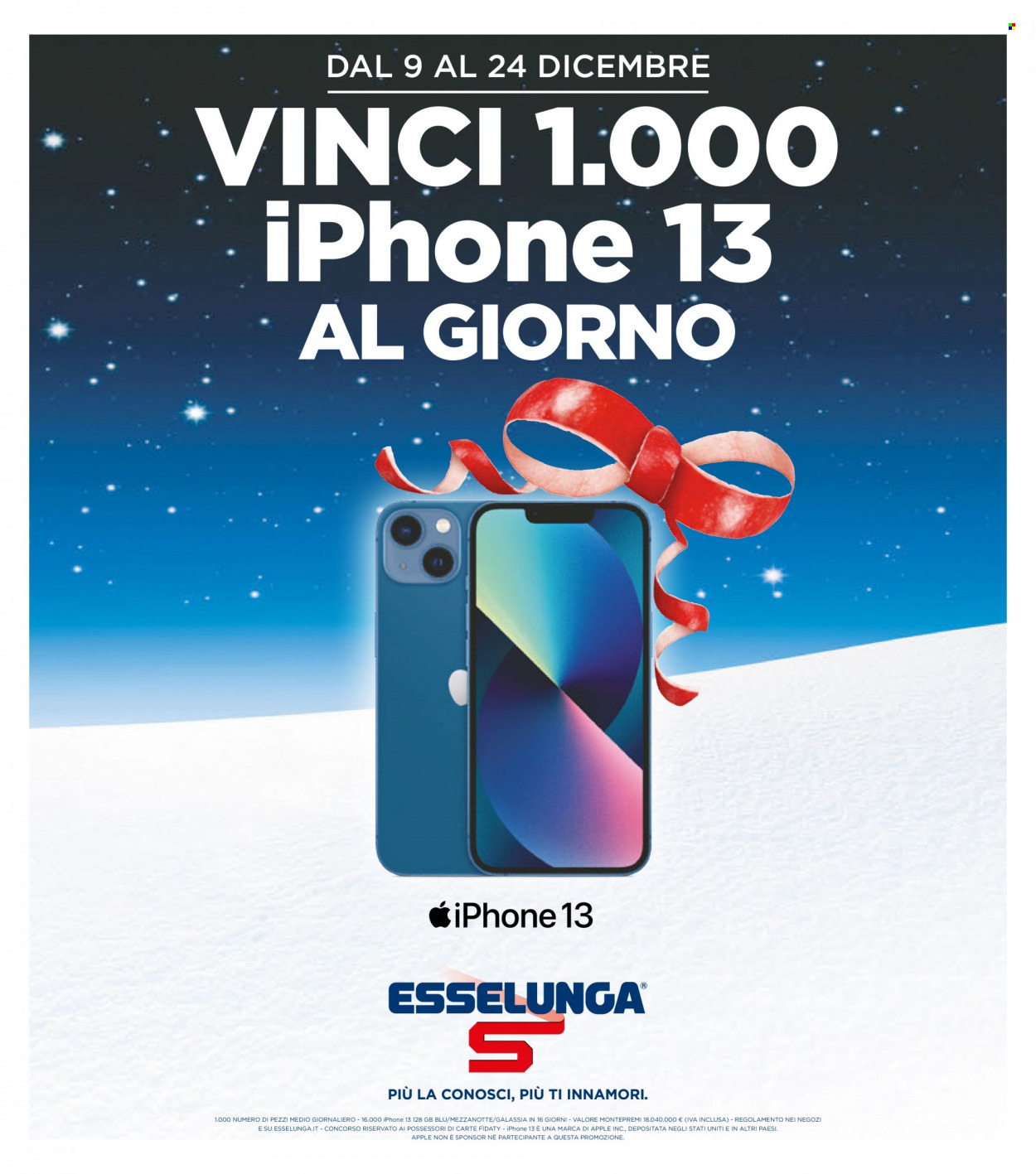 Volantino Esselunga - 9/12/2021 - 24/12/2021. Pagina 1