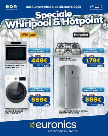 Volantino Euronics - 30/11/2021 - 19/12/2021.