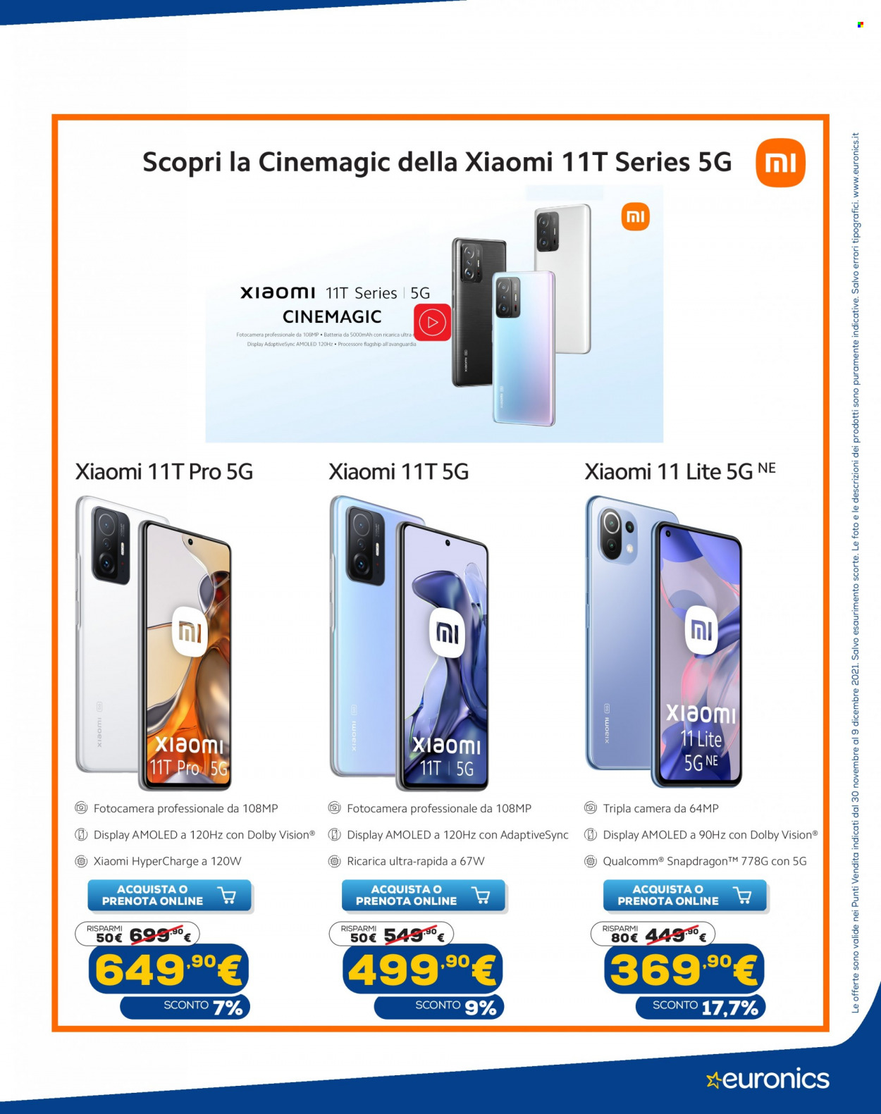 Volantino Euronics - 30/11/2021 - 9/12/2021. Pagina 5