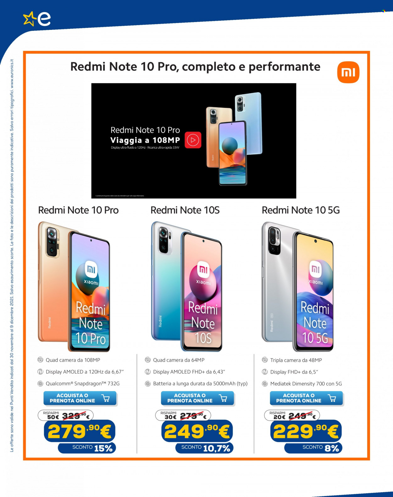 Volantino Euronics - 30/11/2021 - 9/12/2021. Pagina 6