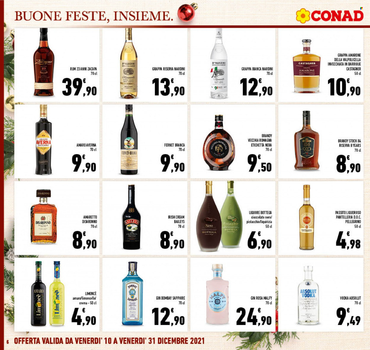 Volantino Conad - 10/12/2021 - 31/12/2021. Pagina 6