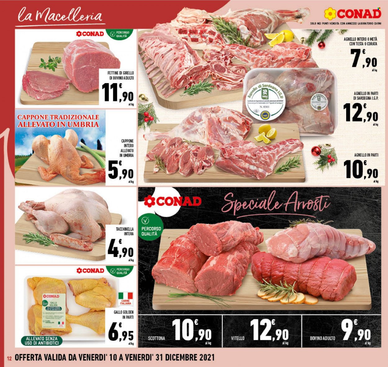 Volantino Conad - 10/12/2021 - 31/12/2021. Pagina 12