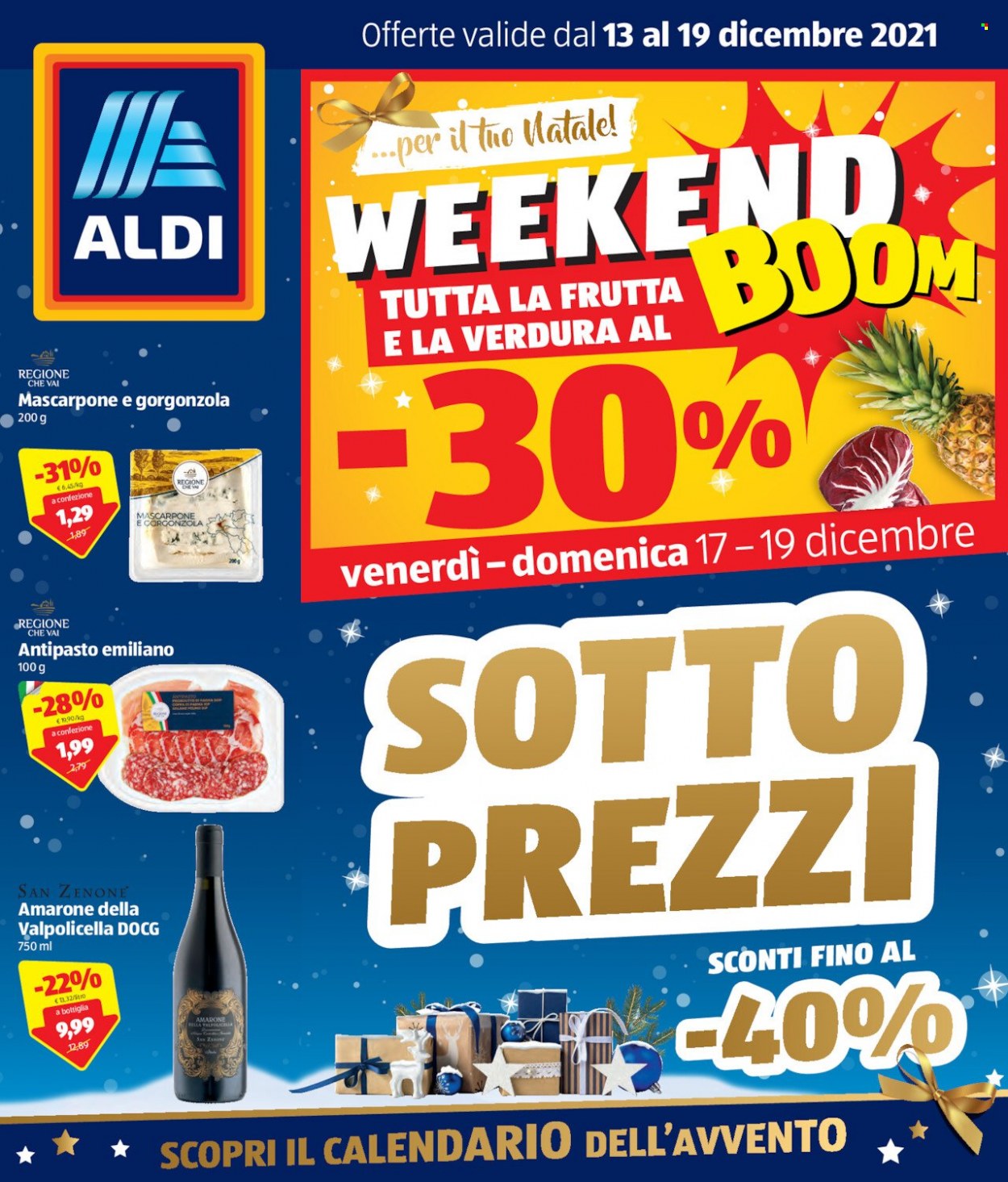 Volantino Aldi - 13/12/2021 - 19/12/2021. Pagina 1